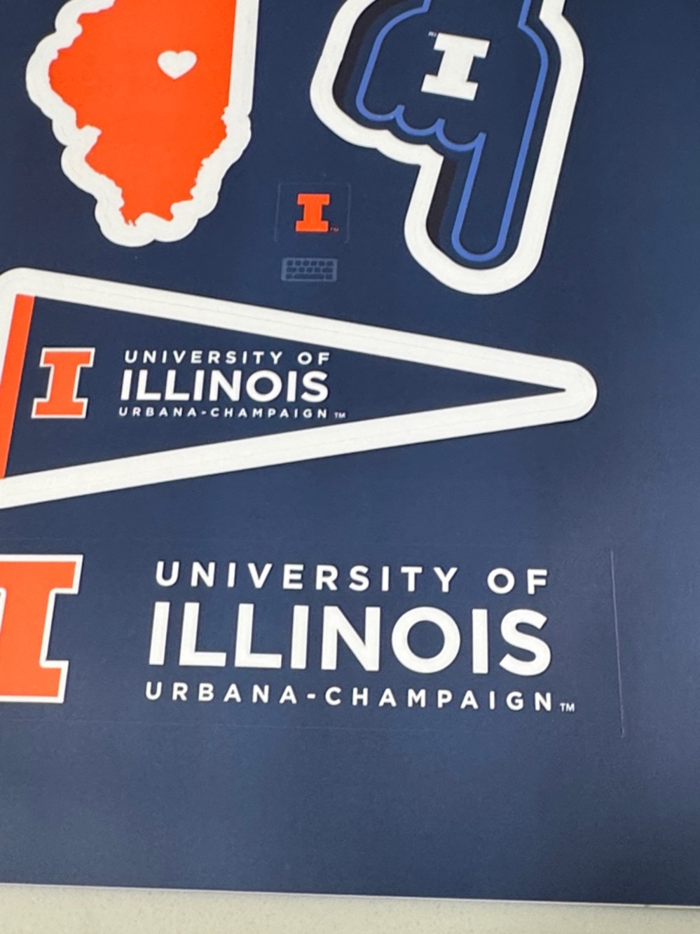 UIUC Sticker Sheet - Picture 2 of 3
